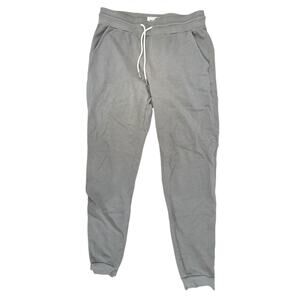 MATE The Label Joggers Womens M Green Organic Terry Cotton Sweatpants Drawstring